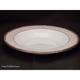 Lenox Pearlescence Platinum Soup Pasta Bowls by 