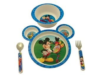 The First Years Mickey Mouse 4 Piece Feeding Set