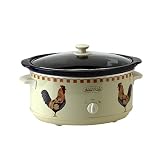Review Select Brands  / Kitchen Selectives 6.5-qt. Oval Rooster Slow Cooker