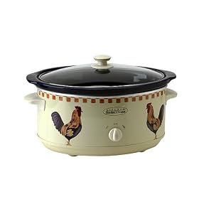Kitchen Selectives 6.5-qt. Oval Rooster Slow Cooker by 