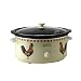 Kitchen & Housewares : Kitchen Selectives 6.5-qt. Oval Rooster Slow Cooker