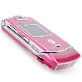 Prima Crystal Lucite RAZR Case - Case for cellular phone - crystal clear - Motorola RAZR