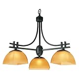 Access Lighting 26123-ABRZ/AMB 3 Light Ambrato Chandelier Light