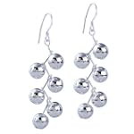 Pugster Mother's Day Gifts Sterling Silver Dangling Ball Chandelier Dangle Earrings