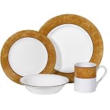 Corelle Impressions 16-Piece Dinnerware Set, Service for 4, Fresco