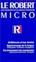 Le Robert Micro: Dictionnaire De La Langue Francaise Edition Poche