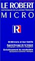 Le Robert Micro: Dictionnaire de la Langue Francaise Edition Poche