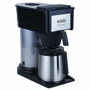 Bunn BTX-B ThermoFresh 10-Cup Commercial-Style Coffee Brewer, Black