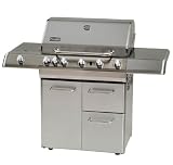 Aussie Uluru Elite Stainless Steel Five Burner Gas Grill