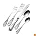 Wallace Italian Sterling Venezia 66-Piece Sterling Silver Flatware Set, Service for 12