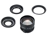 Sony VCLES20A Telephoto Lens With Converter for DCR-DVD92, 203, 403, 405, 505, DCR-HC65, 85, 90 & 96