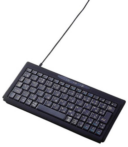 ELECOM TK-U77MPBK �p���^�O���tUSB�~�j�L�[�{�[�h