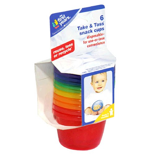 HealthPersonalCare: The First Years Take & Toss Snack Cups , 6 cups