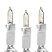 Clear - 100 Bulbs - Length 50 ft. - Bulb Spacing 6 in. - White Wire - Christmas Mini Light String - Christmas Lite Co. 100ML100WC