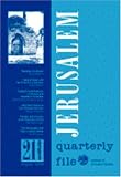 Jerusalem Quarterly File = Milaff Al-Quds