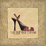 Accessorize I, High Heels & Dress Shoes Art Poster Print by Joy Alldredge, 6x6