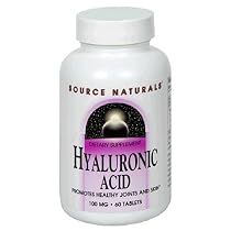 Source Naturals Hyaluronic Acid 100mg, 60 Tablets