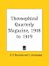 Book Theosophical Quarterly Magazine, 1918 to 1919