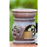 Essential Oil Soapstone Aromalamp - Carved