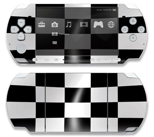 Checkers Decorative Protector Skin Decal Sticker for Sony Playstation PSP Slim / PSP 3000