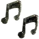 Music Note - Stud Earrings