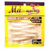 マリア(Maria) ママワーム フィッシュ WCL(ホワイト/クリアラメ) 3インチ
