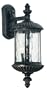 Kenroy Home 3492 Granada Medium Wall Lantern, Ebony Pearl