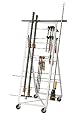 HTC HCR-160 Deluxe Mobile Clamp Rack with Extensions