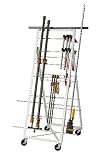 HTC HCR-160 Deluxe Mobile Clamp Rack with Extensions