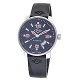 GV2 by Gevril Mens 4013R Stadium Automatic Stainless Steel Rubber Strap Watch by GV2 Gevril