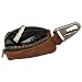 Leather Car Key Holder/Headphone & Charging Cables/Memory Cards/Flash Drives/Cash Zipper Case with Clasp Handmade by Hide & Drink :: Swayze Suede