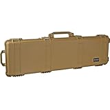 Pelican 1750 Watertight Protector Gun Case w/ Wheels & Foam - 50.5in Interior, Desert