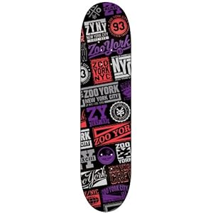 Zoo York ZY Icons Skateboards, 8.125 x 31.83-Inch