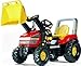 X Tractor large pedal toy tractor with loader for older kids