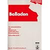 Arbeitsbl�tter Balladen: 23 Arbeitsbl�tter mit didaktisch-methodischen Kommentaren. 5. bis 10. Schuljahr