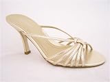 Daisy Fuentes Brandy Women's Gold Strappy Sandals sz 7