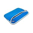 Amazon Kindle 2 (2nd Generation) Neoprene Sleeve Blue Case with an Extra Zipper Pouch