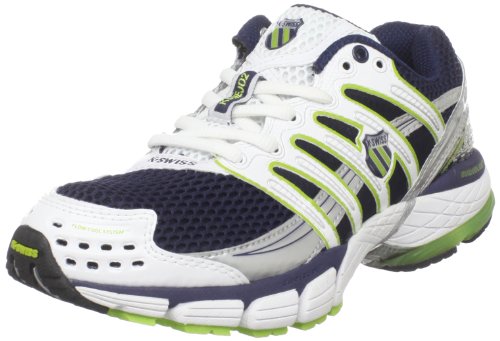 K-Swiss Women's Konejo II Running Shoe, Navy/Silver/Green, 8 M US On Sale