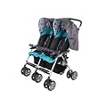 Combi Twin Sport 2 Side by Side Double Stroller in Ember/Malibu