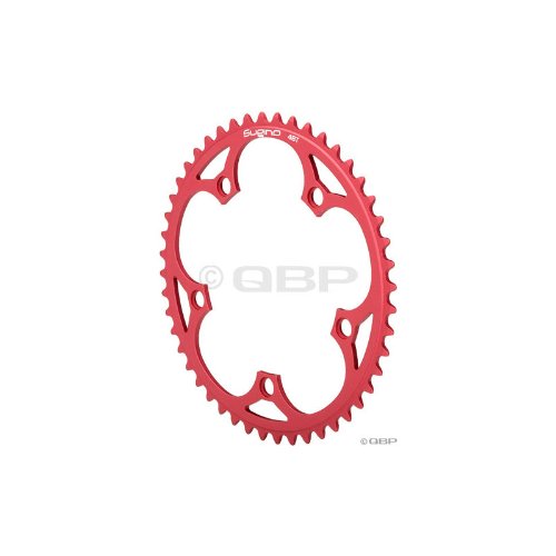 Sugino 48t Chainring 130mm Red 1/2x1/8