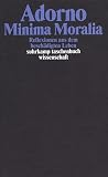 Minima Moralia. Reflexionen aus dem besch�digten Leben: BD 4 - Theodor W. Adorno