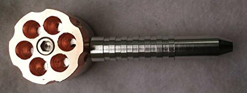 Generic (1 Pack) Six Shooter Hand Pipe with Grinder