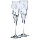 Galway Irish Crystal Trinity Knot Flutes Gift Set