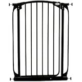 Bindaboo Hallway Pet Gate, Swing Closed, Black, Extra-Tall