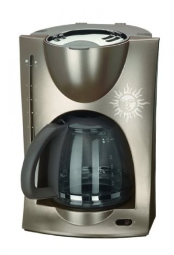 Design Kaffeemaschine für 2 - 12 Tassen für besonders heißen Kaffeegenuss, 95°C Aufbrühtemperatur