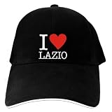 CAPS BLACK EMBROIDERY " CLASSIC I LOVE LAZIO " ITALY