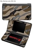 Nintendo DSi XL Skin - Camouflage Brown by WraptorSkinz