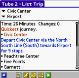TUBE 2 Atlanta (Palm OS) downloadable Software