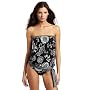 ATHENA Women's Moorea Bandini Swimwear, Black, 14 Athena