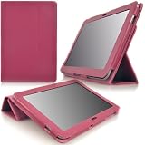 CaseCrown Bold Trifold Case for Samsung Galaxy Tab 10.1 (compatible w/ Wi-Fi Only) - Hot Pink